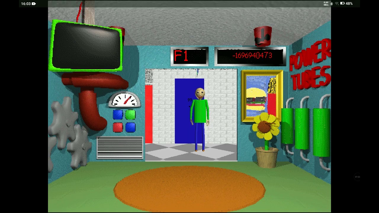 PC in baldi's basics plus used the gamepad!