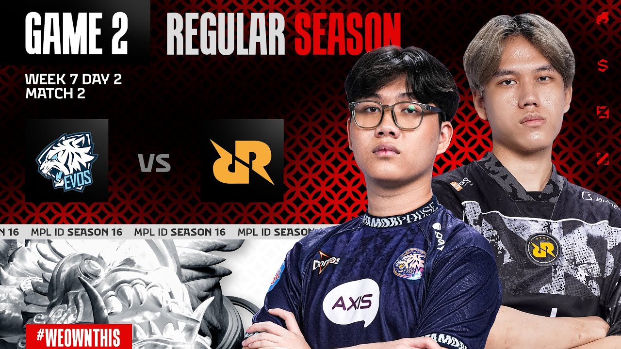 EVOS vs RRQ HOSHI | Regular Season Week 7 Day 2 | Game 2 | #MPLIDS16