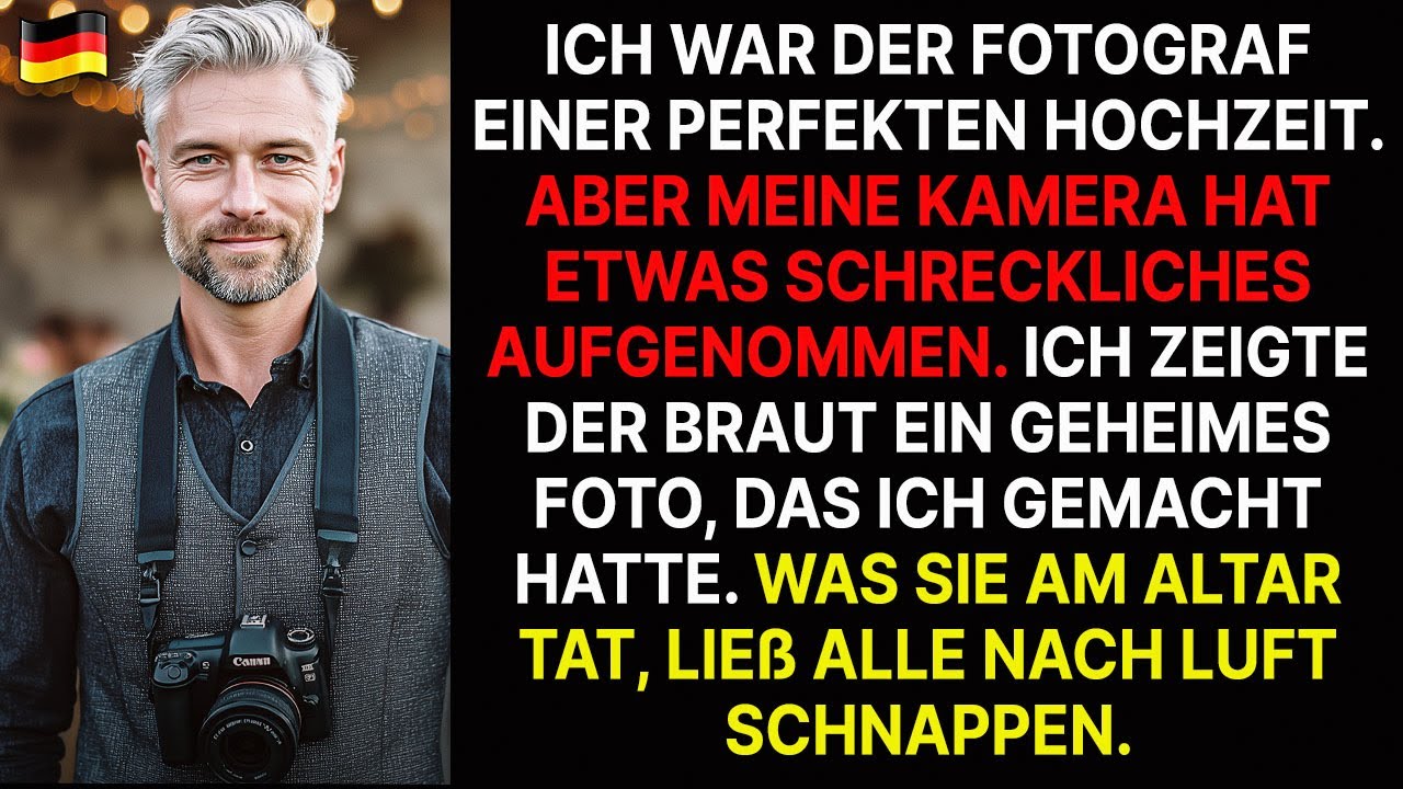 Ich war Fotograf auf einer Traumhochzeit &ndash; meine Kamera enth&uuml;llte ein schreckliches Geheimnis...