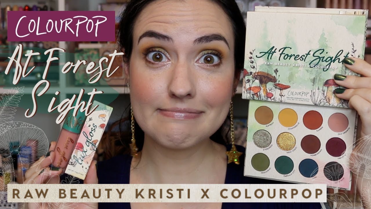 Raw Beauty Kristi + ColourPop AT FOREST SIGHT Collection | Swatches, Tutorial + Review
