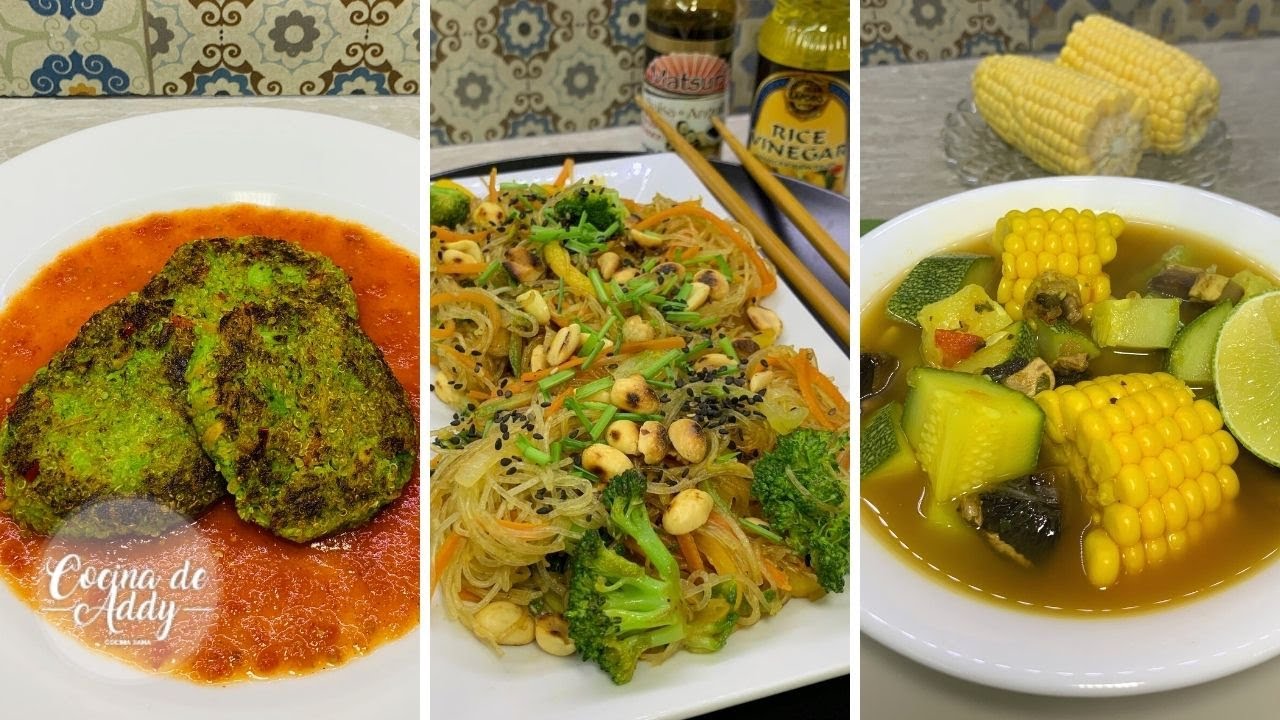 Verduras más Sabrosas que la Carne, ALMUERZOS SIN CARNE saludables y rendidores |Cocina de Addy