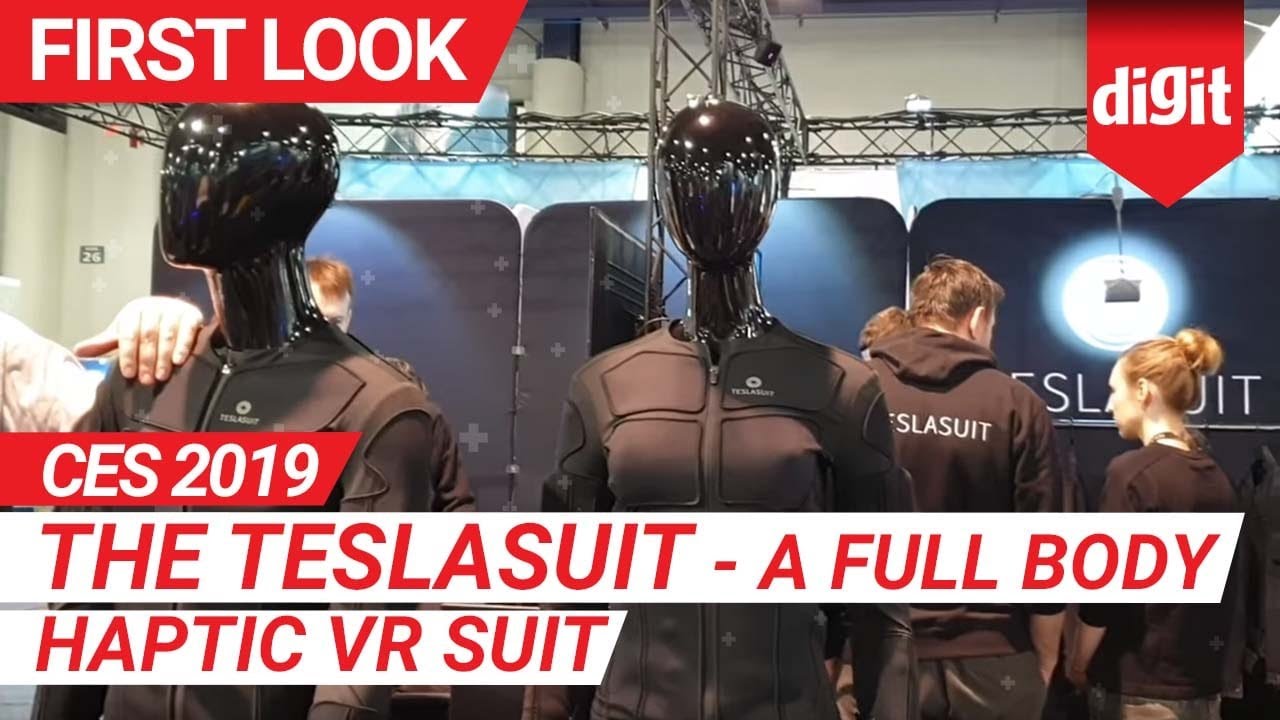 CES 2019: The Teslasuit - A Full Body Haptic VR Suit with 60 Sensors In It | Digit.in