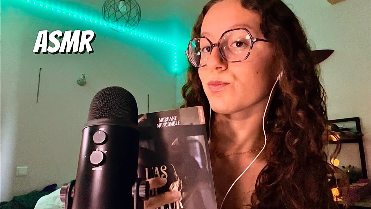ASMR - lecture INAUDIBLE pour te faire fondre 🫠📖