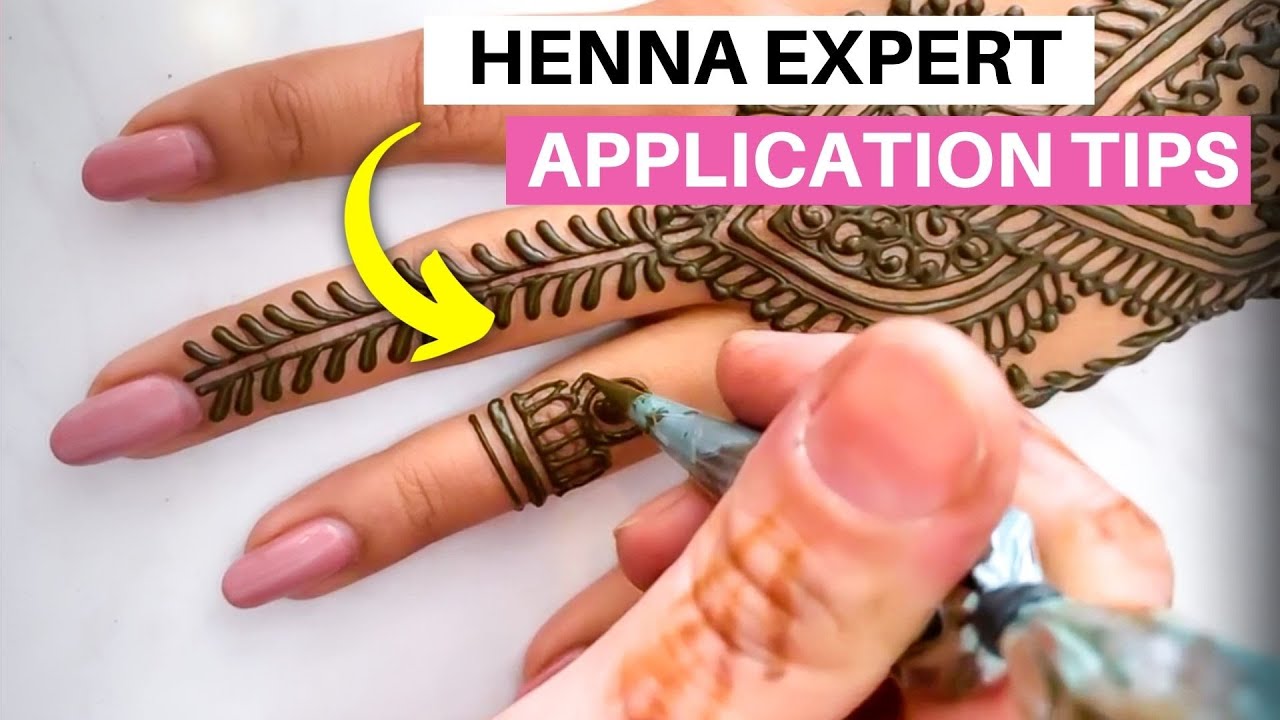 How to Apply Henna Paste to the Skin (Henna Body Art Expert Gives Best Tips!)