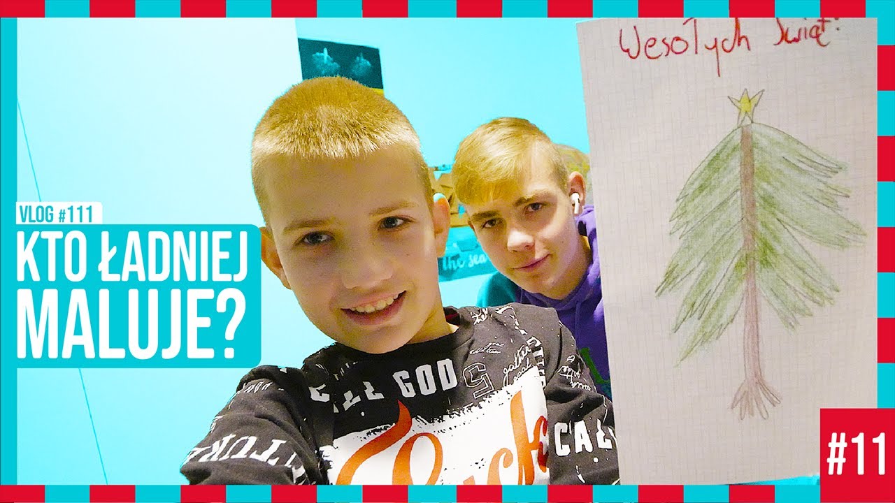 Kto ładniej maluje? Miłosz? / VLOG #111