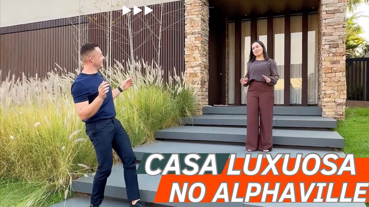 ✨MANSÃO ÚNICA C/4 SUÍTES, PISCINA DE 14m, MOBILIADO NO ALPHAVILLE GOIÁS 🏡🔥