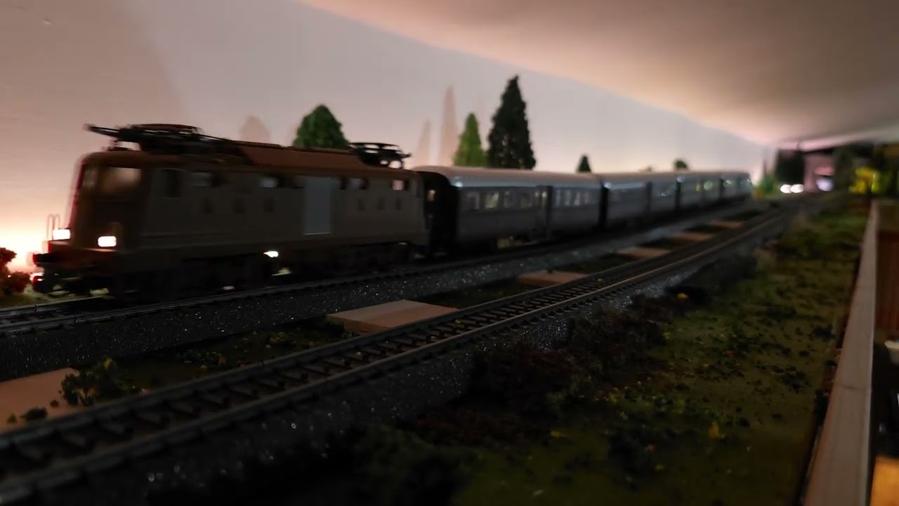 424 Castano con Corbellini sulla Linea2 del Plastico ClaLu! #marklin #modelleisenbahn #train #treni