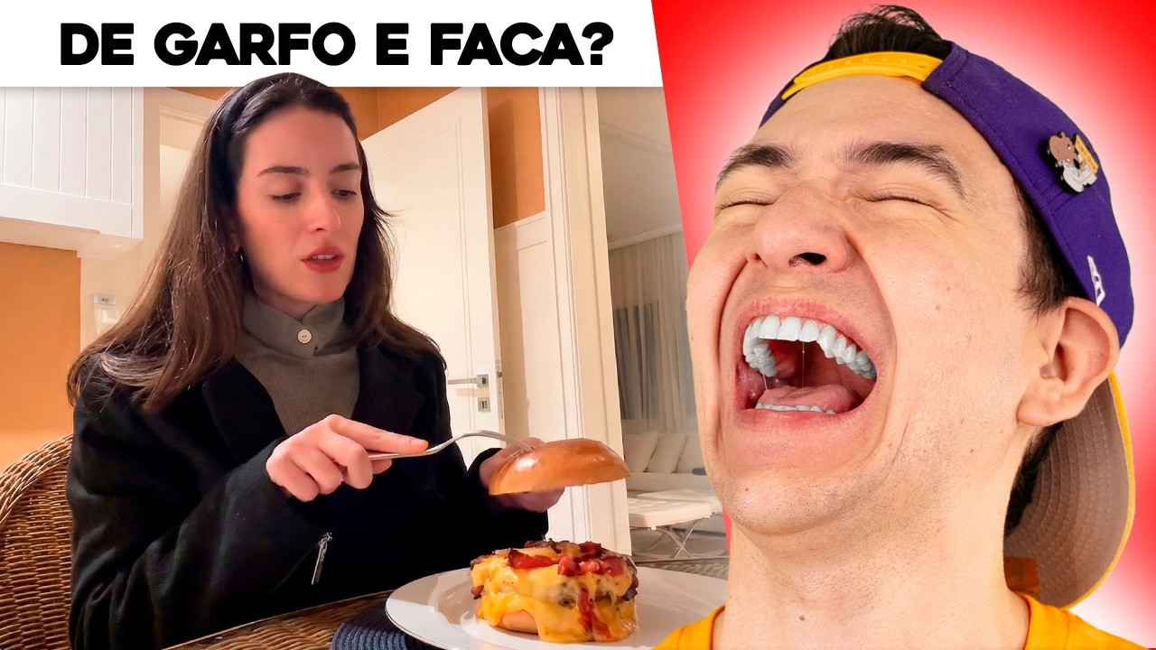 TUTORIAL DE COMO SER CHIQUE COMENDO HAMBÚRGUER