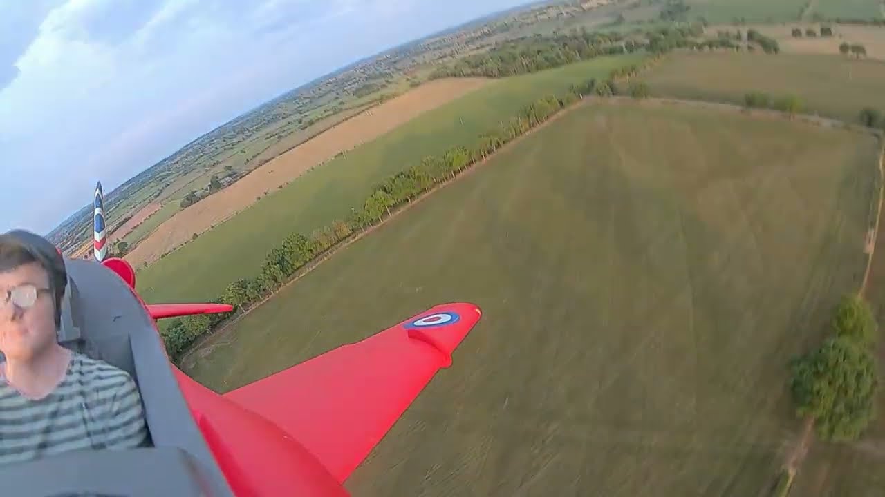 2025 Red Arrows Hawk Solo Flight