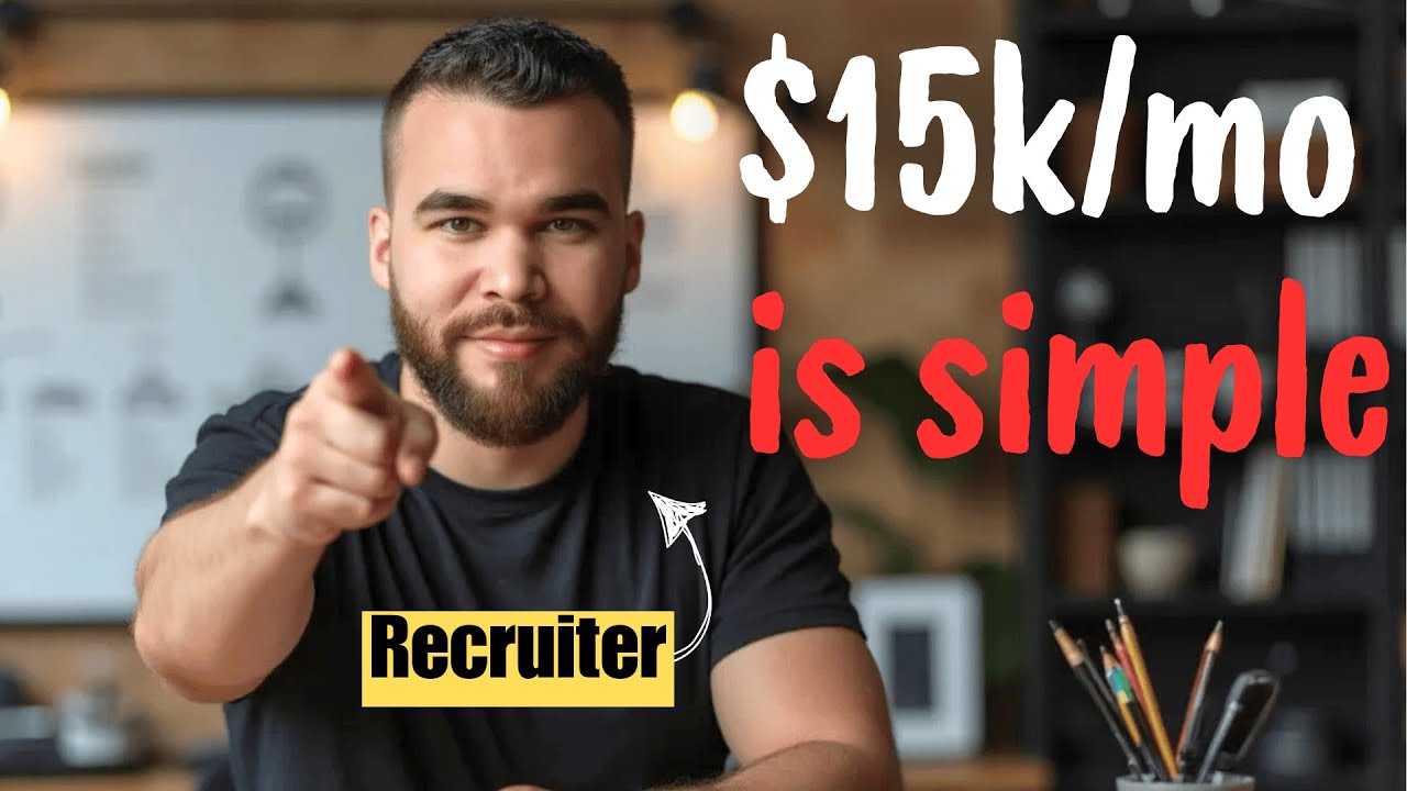 The EXACT path to $15k/mo as a RECRUITER (no cold spam, no endless client chase)