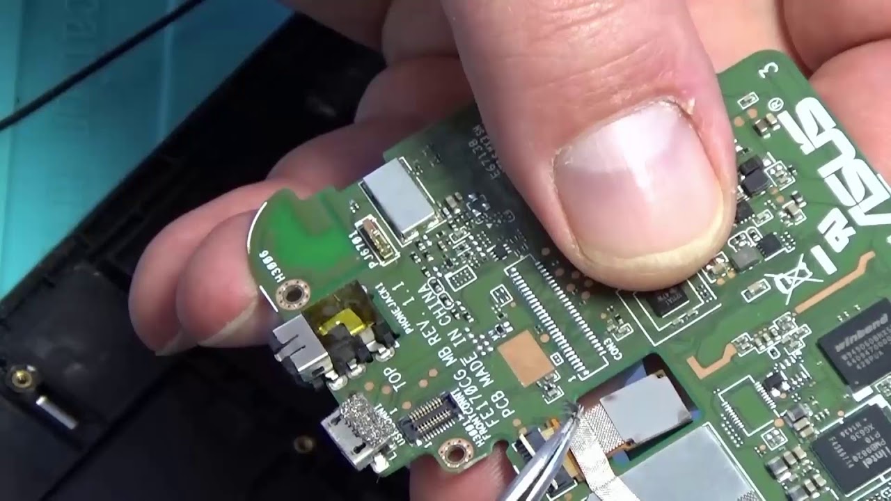 Замена разъёма Micro USB на ASUS Fonepad 7 (FE170CG) K012