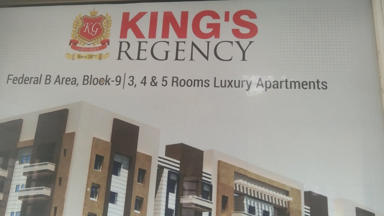 #Kings Regency Apartments #Flats For Sale #Best Location For Federal B Area Block 9 Karachi✅🏢👍
