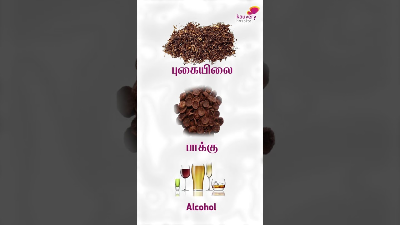 Mouth & Throat Cancer - Causes & Symptoms | Kauvery Hospital Salem | Tamil Shorts