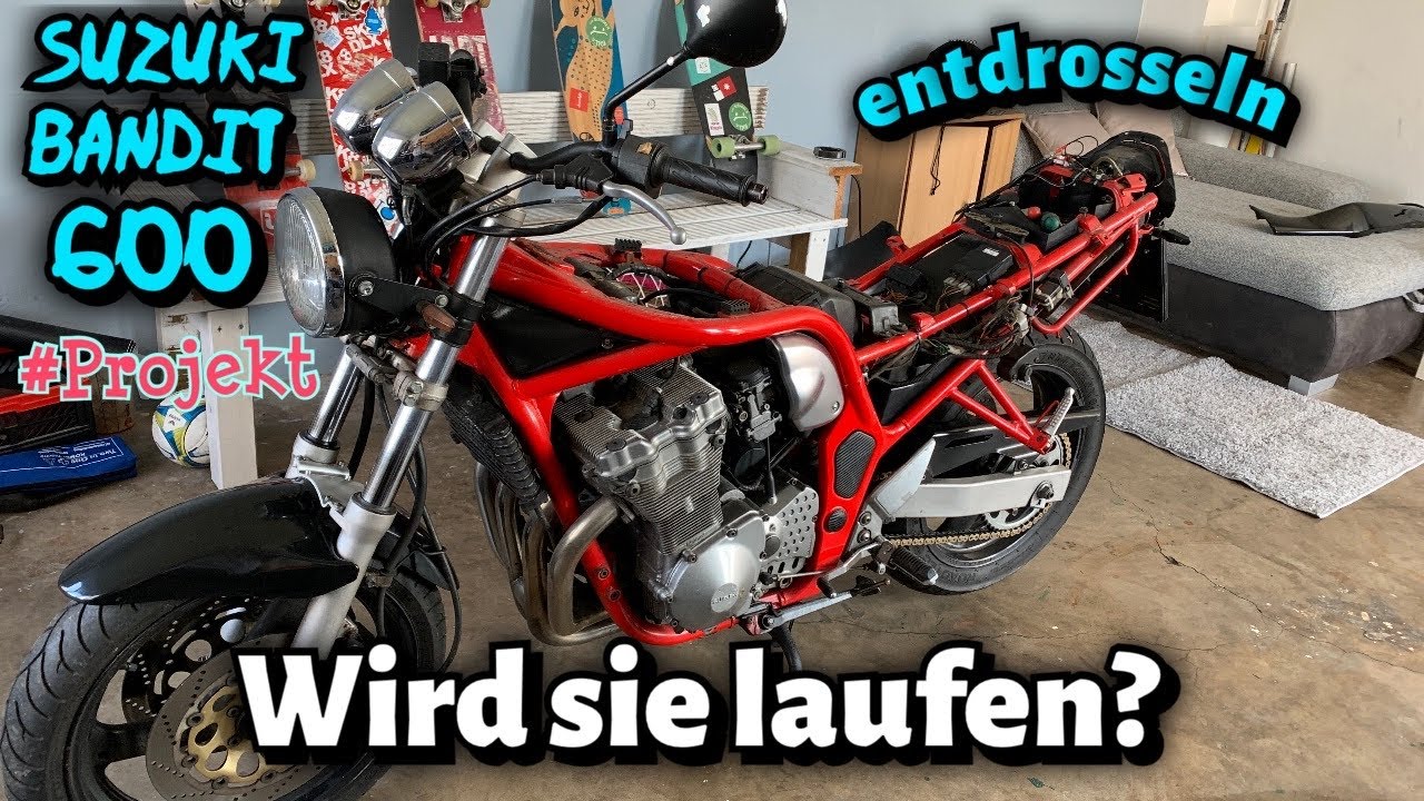 Suzuki GSF Bandit 600 Projekt Entdrosseln Umbau