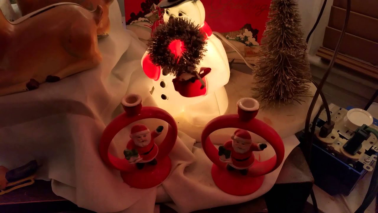 Vintage Christmas Light Display 2015