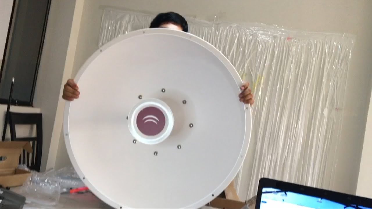 VIDEOTUTORIAL INSTALACION ANTENA 30DBI con  NETMETAL 2X2