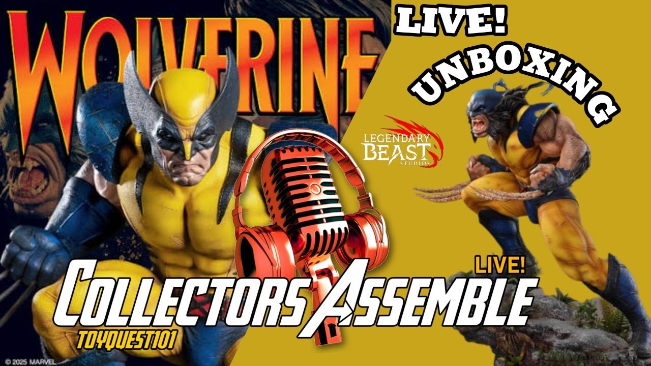🟡Ep123 | Legendary Beast Studios Wolverine Live Unboxing | ToyQuest101 Collectors Assemble Live!