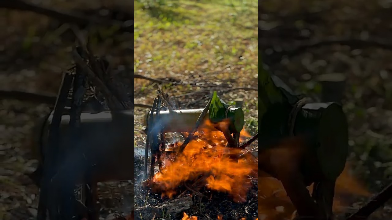 Bamboo Cooking Recipe With Chicken | Food with Natural Flavor 🍗