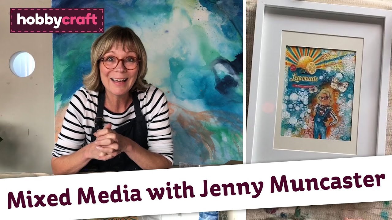 Hobbycraft LIVE: Mixed Media Art Demo with Jenny Muncaster