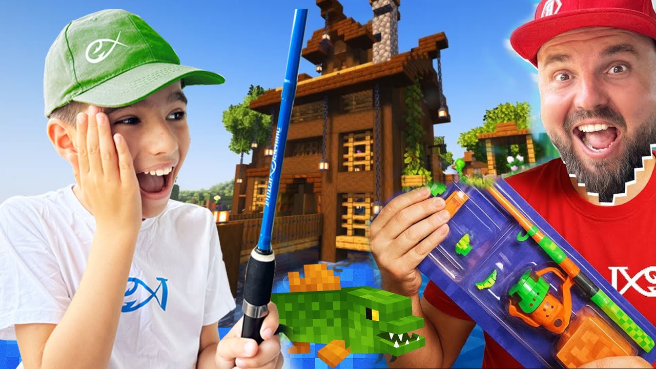НАПРАВИХ БИЗНЕСА НА БАЩА МИ TWITCH FISHING В MINECRAFT