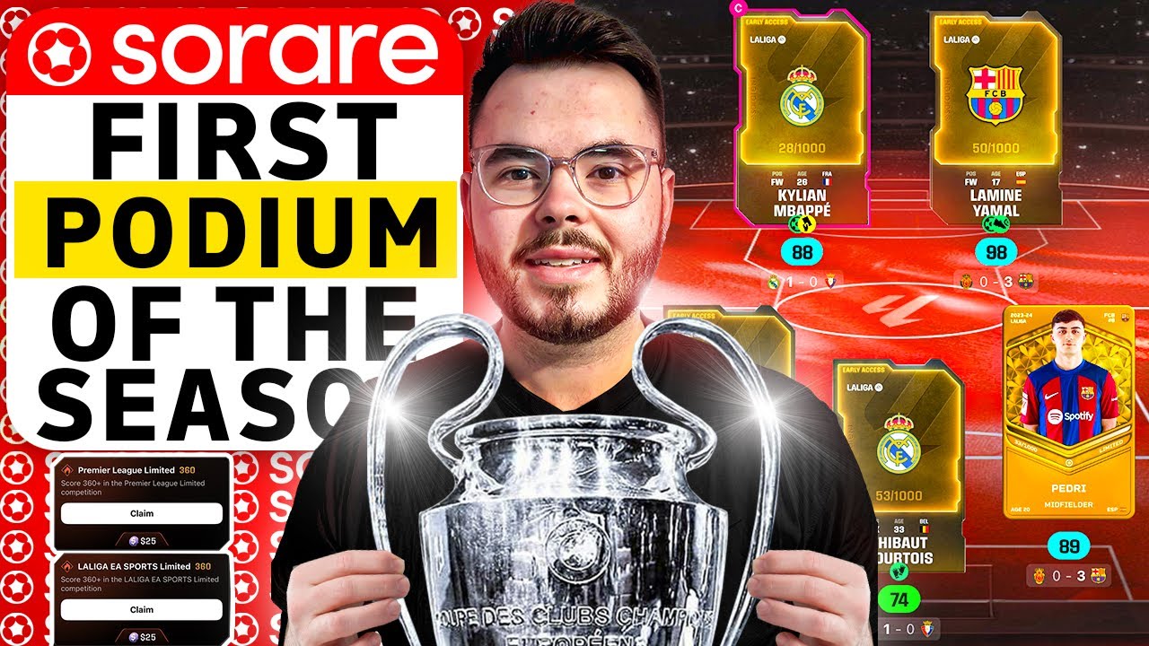 INSANE First Sorare Podium of The Season - $600+ Won
