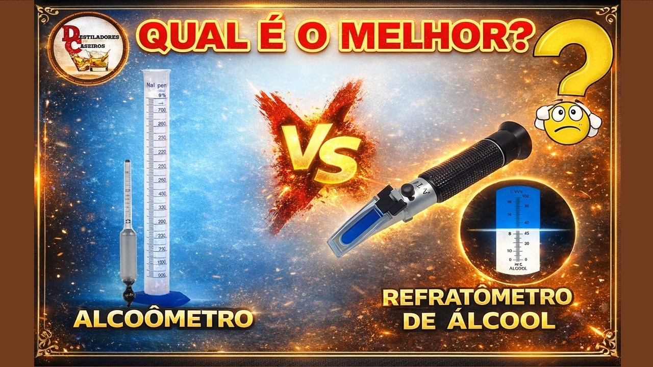 Alco&ocirc;metro X Refrat&ocirc;metro de &aacute;lcool