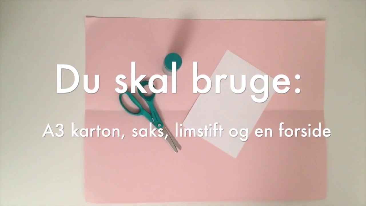 Sådan laver du en foldebog