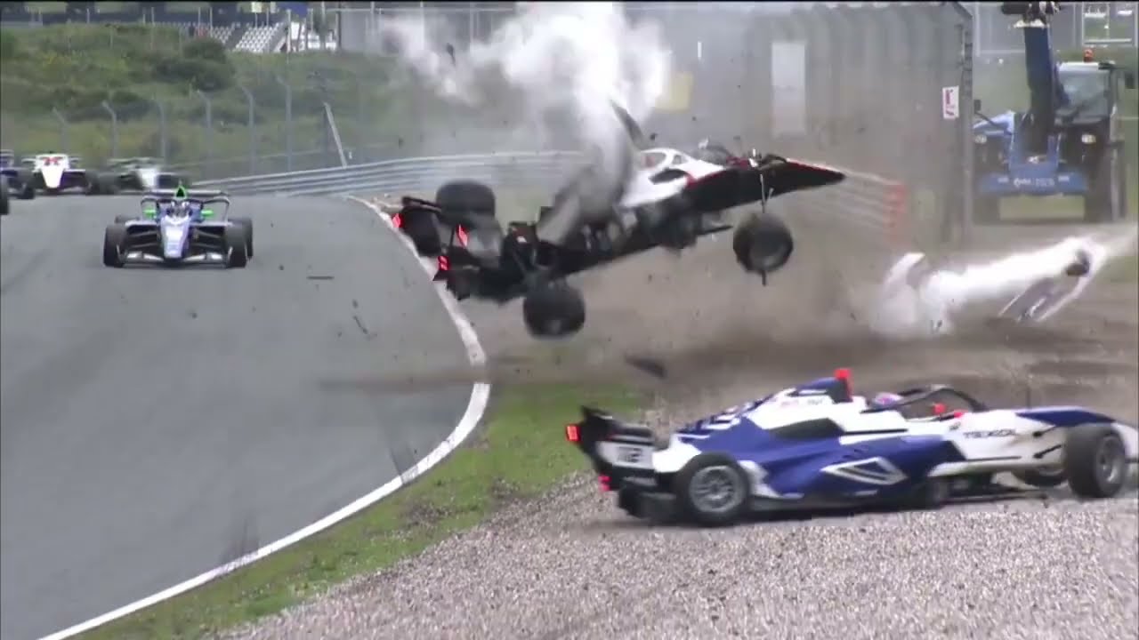 EuroCup-3 2024 - Zandvoort - Michael Shin massive roll EDITED