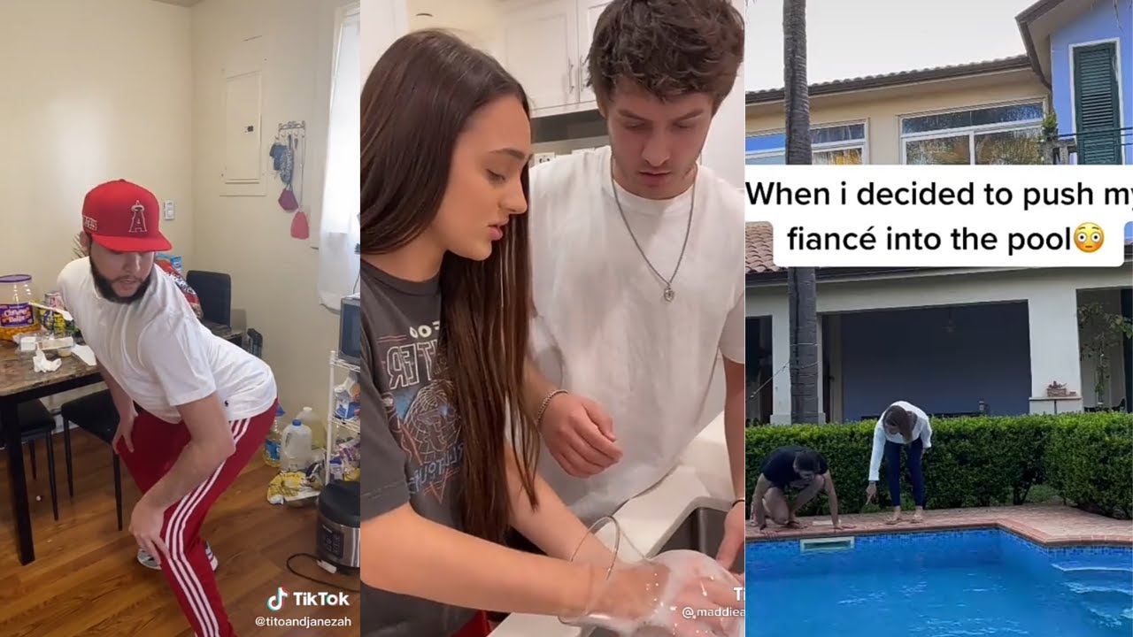 Couple Pranks TikToks | | Funny Tiktok Couple Pranks And Goals Compilation #11