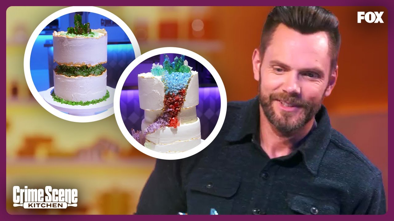 Clues Challenge: Floral, Fault Line or Geode Cake | CRIME SCENE KITCHEN