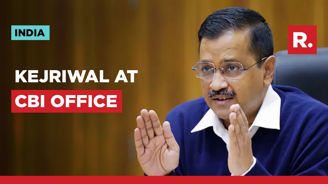 Arvind Kejriwal Reaches CBI Office For Questioning In Liquorgate