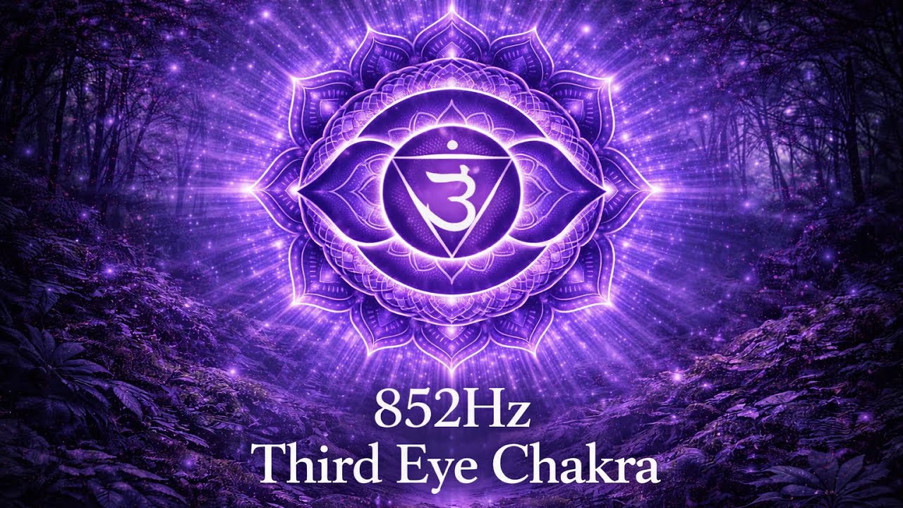 852Hz Third Eye Chakra Healing Frequency | 