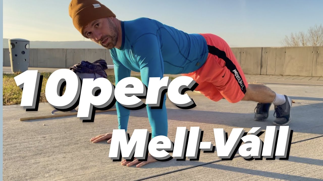 10perces MELL-VÁLL edzés! HATÉKONYAN!