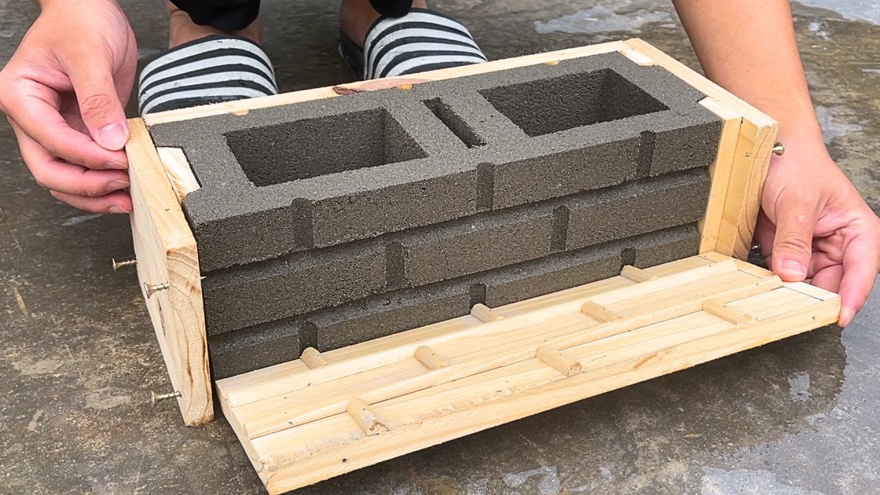 Design Molds and Create Ttemplates For Rectangular Hole Bricks That Are Easy To Make at Home