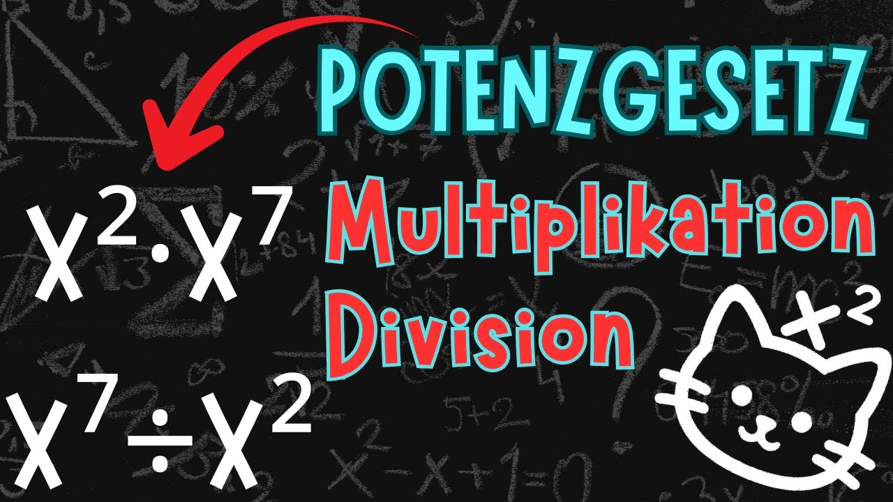 🔢 Potenzen multiplizieren & dividieren leicht gemacht | Gleiche Basis, verschiedene Exponenten