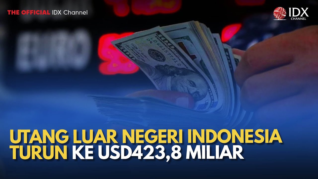 Utang Luar Negeri Indonesia Turun ke USD423,8 Miliar | MILENOMICS