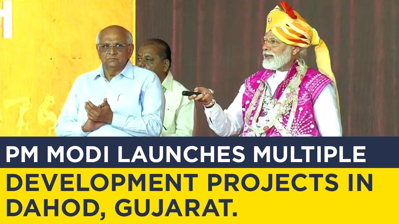 PM Modi launches multiple development projects in Dahod, Gujarat.