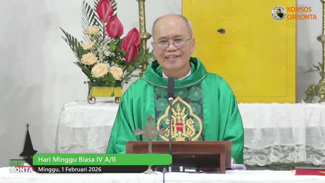 HOMILI ROMO AGUSTINUS SIGIT WIDISANA, SJ HARI MINGGU BIASA IV 1 FEBRUARI 2026
