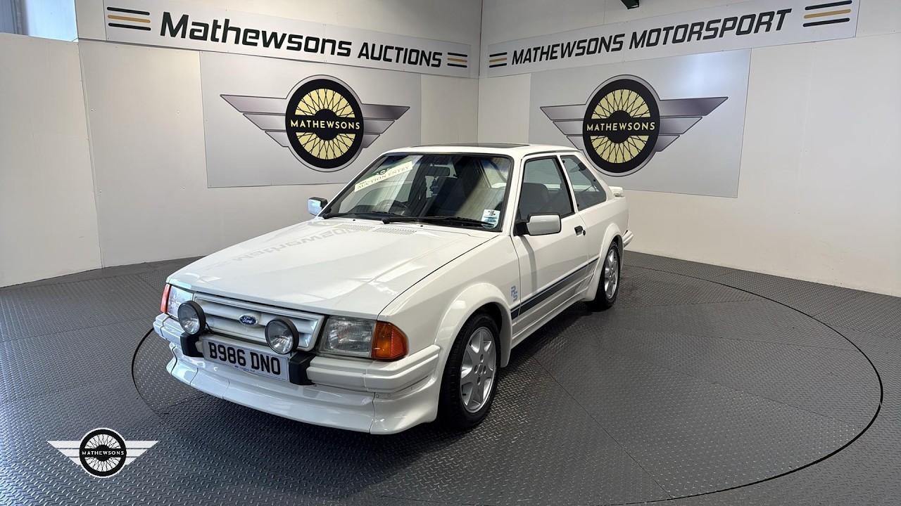 1985 FORD ESCORT RS TURBO | Mathewsons Classic Cars | Auction: 11, 12, 13 March 2026