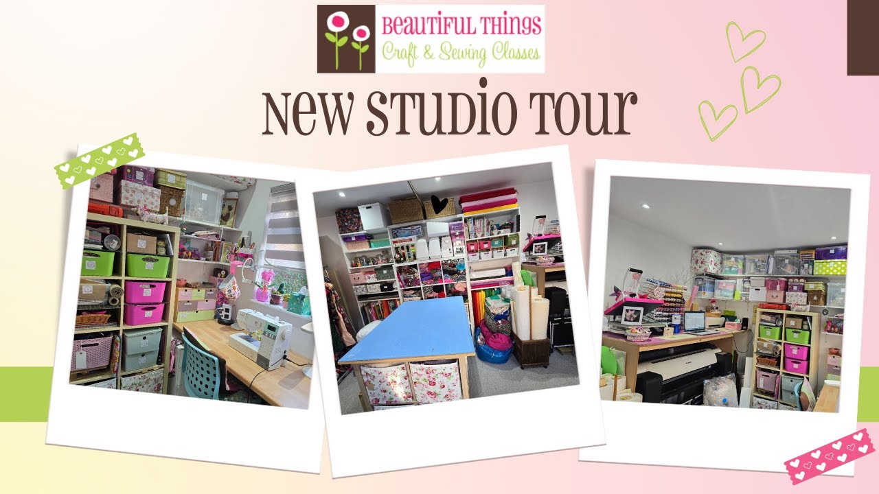 It's finished!! Let me show you round my new craft & sewing studio & update you on my working plans