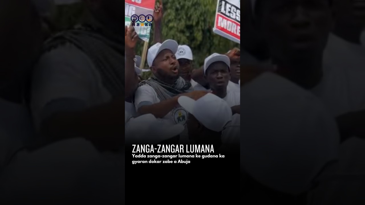 Yadda zanga-zangar lumana ke gudana ka gyaran dokar zabe a Abuja