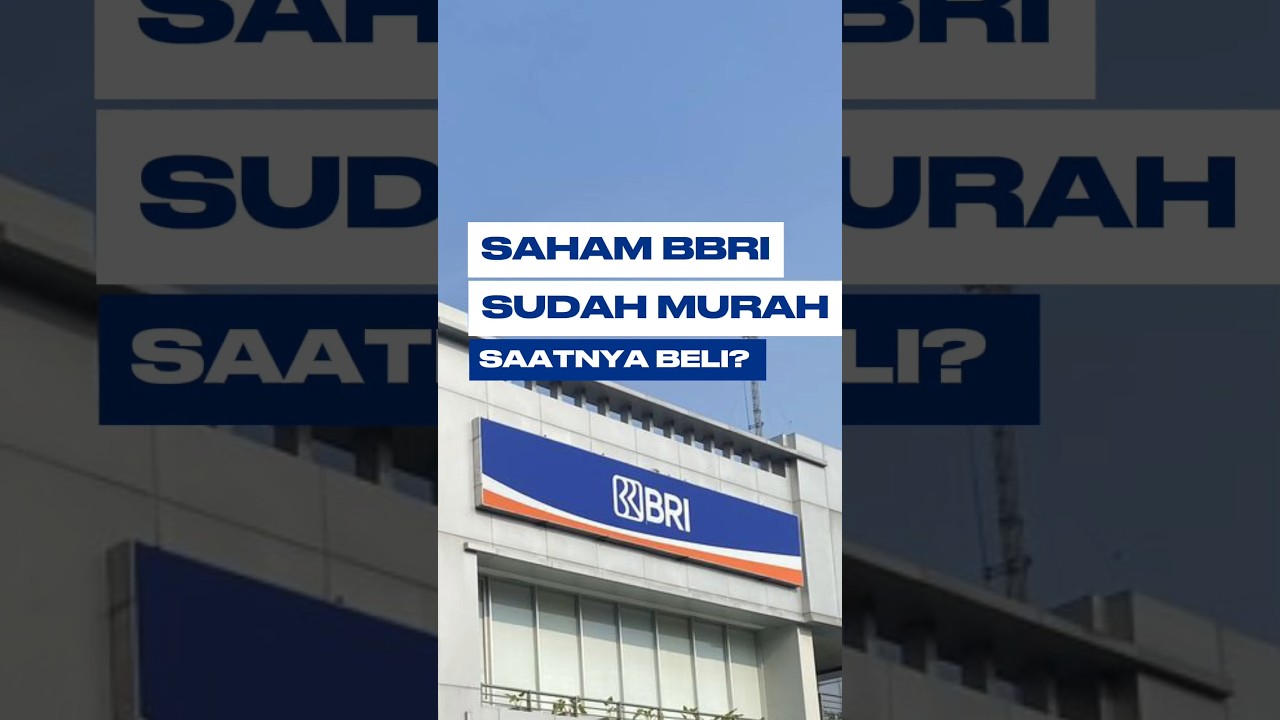 Saham BBRI Sudah Murah! Saatnya Beli? #bbri