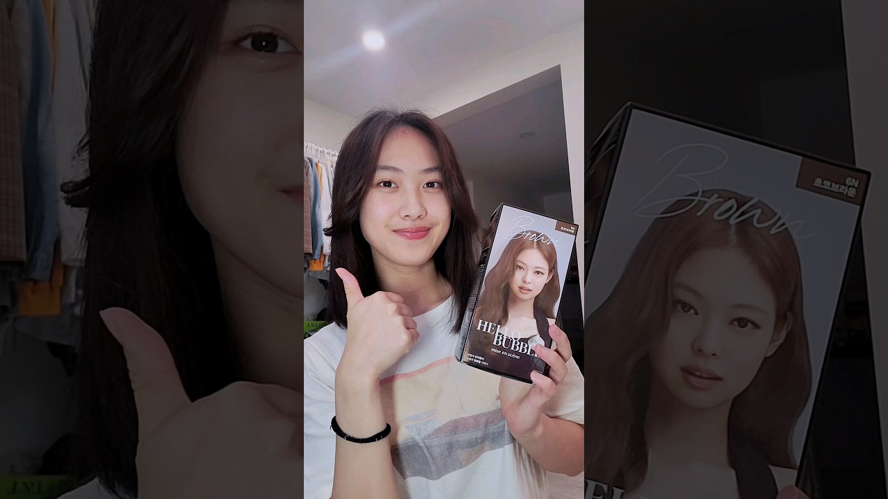 Hello Bubble X Blackpink Hair Color - BROWN