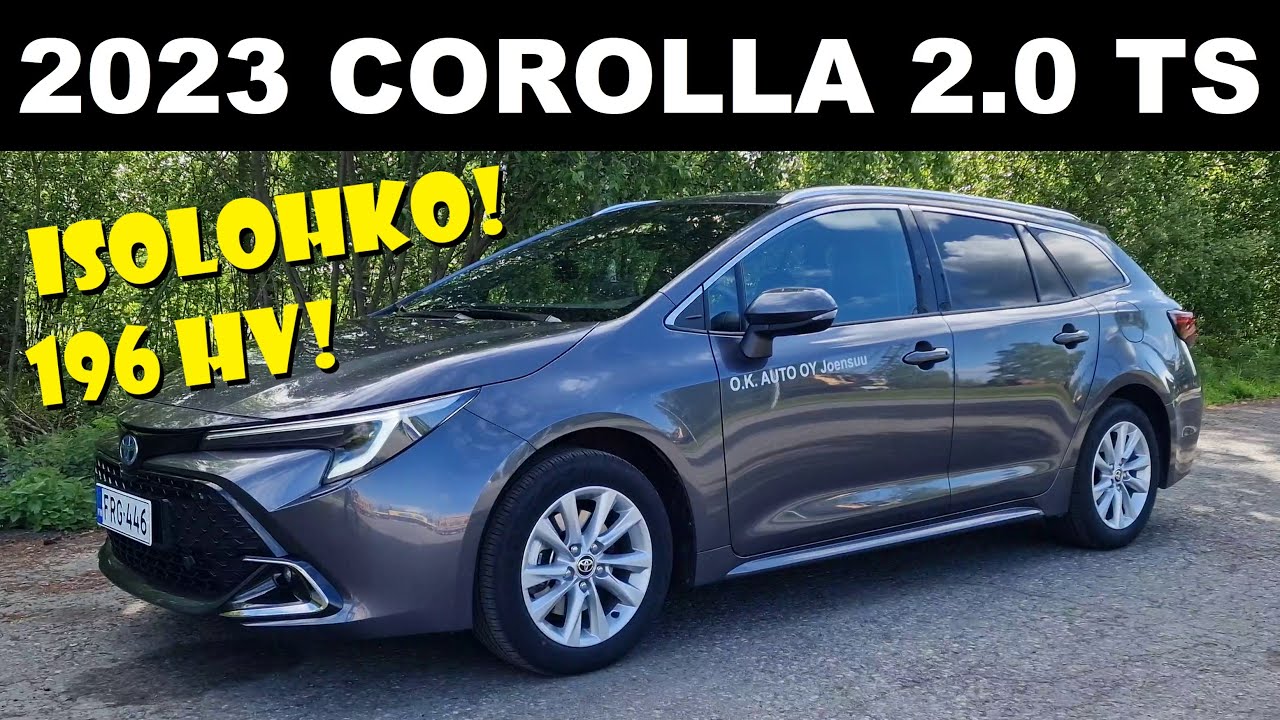 2023 Toyota Corolla 2.0 Touring Sport Hybrid koeajo - Suomalaisten suosikki