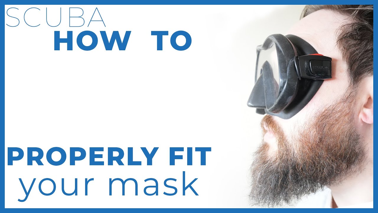 How To Properly Check Your Dive Mask Fits #scuba #snorkel #mask
