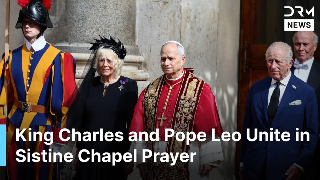HISTORIC VISIT: King Charles, Queen Camilla Meet Pope Leo in Landmark Vatican Visit | AK1G
