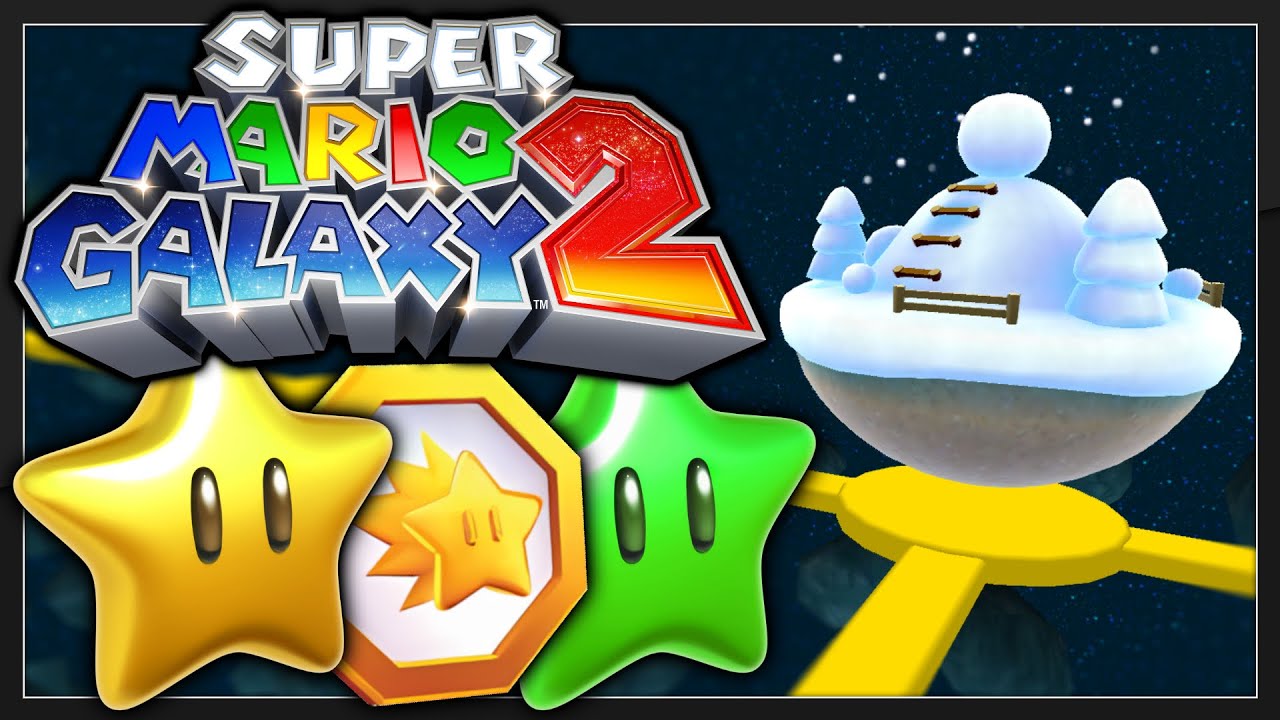 Super Mario Galaxy 2 - Frostflocken-Galaxie ALLE STERNE / KOMETENMÜNZE