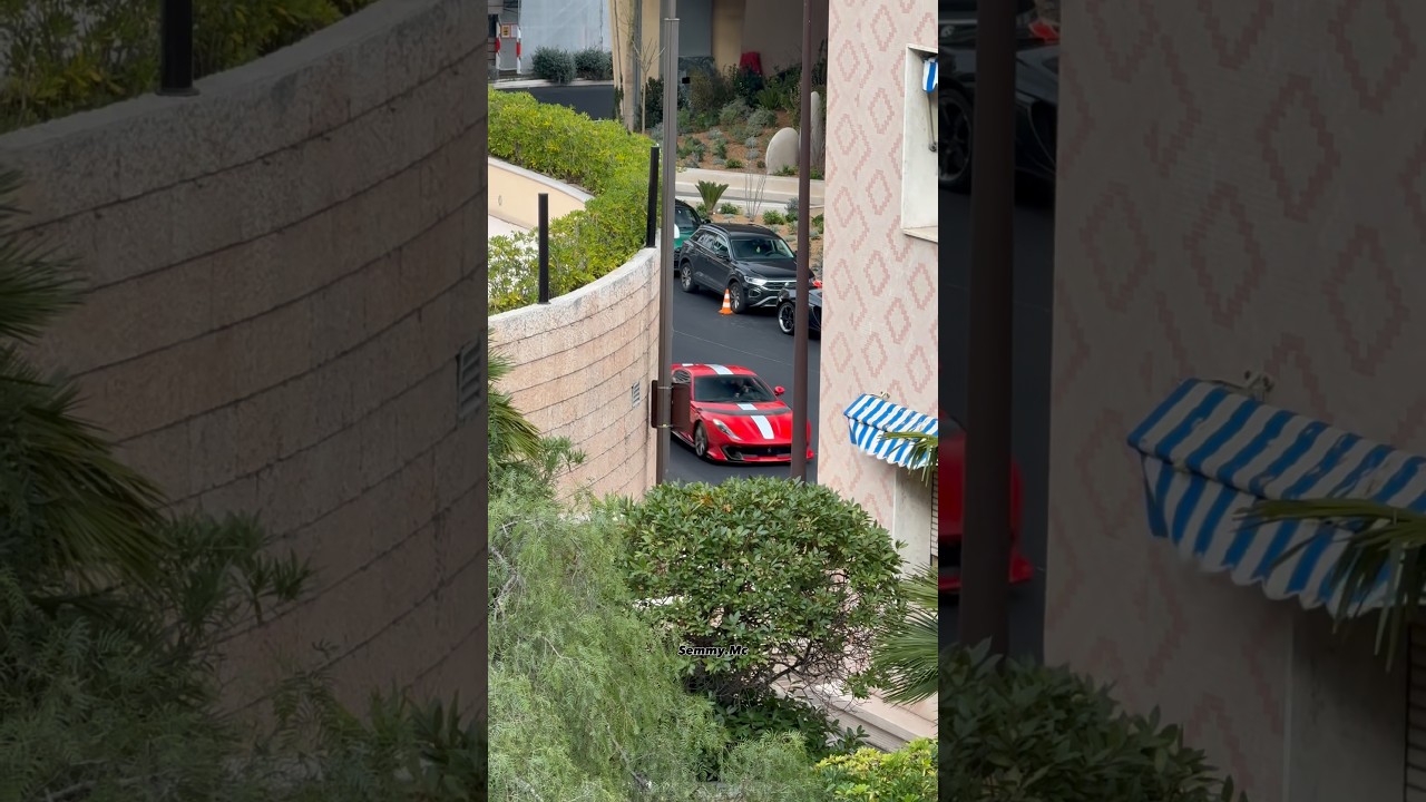 Новый Ferrari 812 Competizione от GMK 🤯 #monaco #automobile #supercars #money
