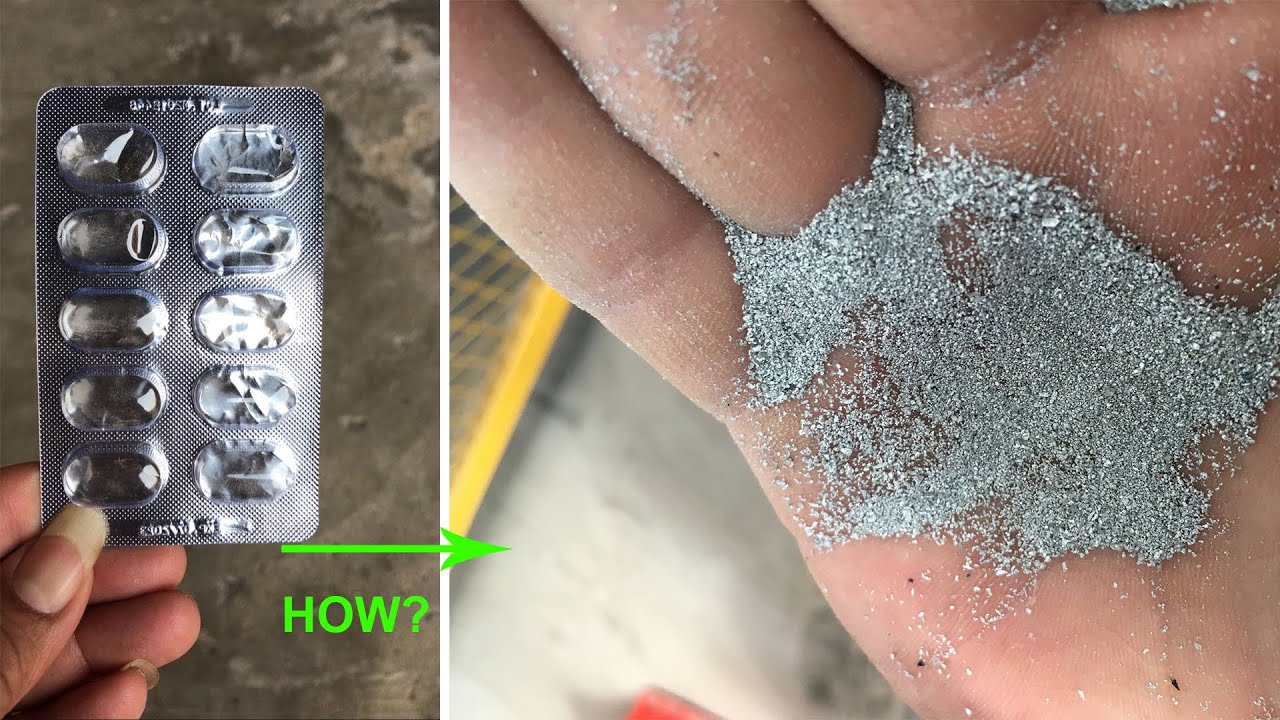 How to Recycling Aluminum Powder From Medical Blister.