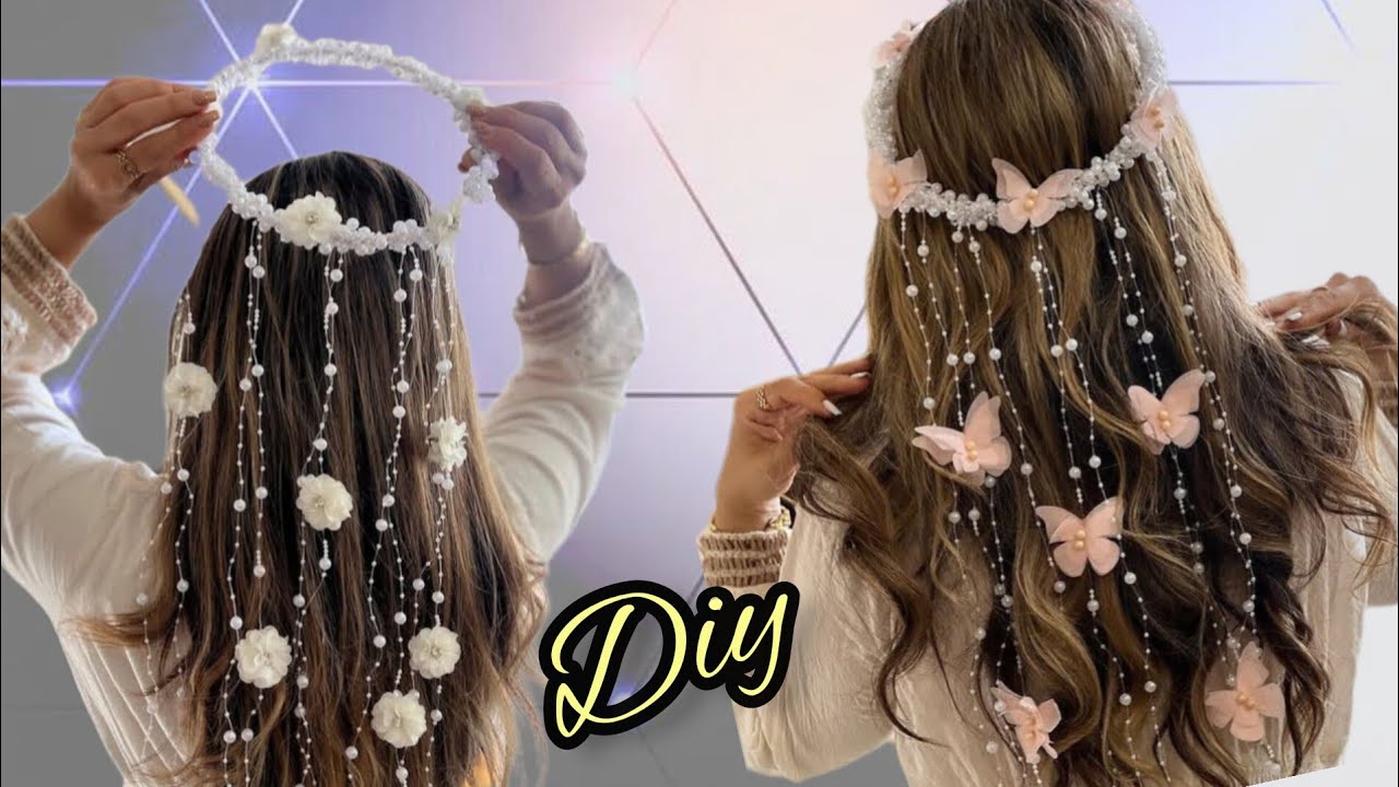 با هزینه ی کم شروع به کسب درآمد کن💰ساخت تل آبشاری زیبابا گل روبانی آسان🌺فقط 30 دقیقه زمان میبره😇